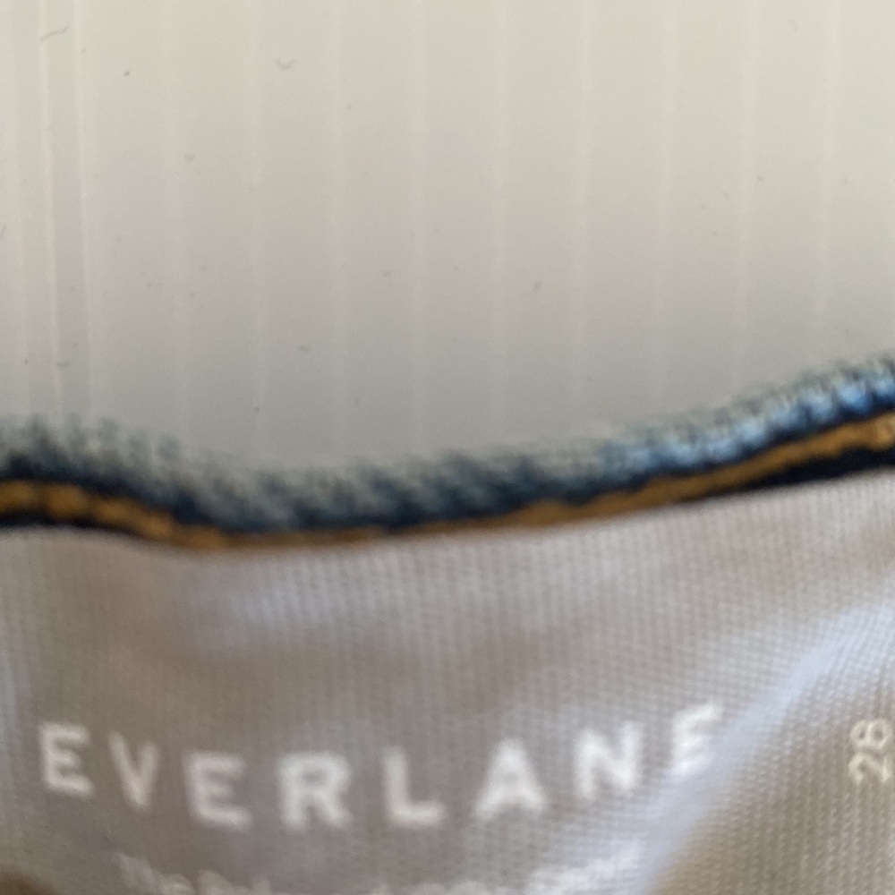 Everlane  Denim High Rise Button Fly Shorty Shorts NWT - Picture 5 of 5